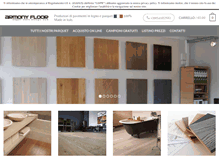 Tablet Screenshot of parquet-armonyfloor.com